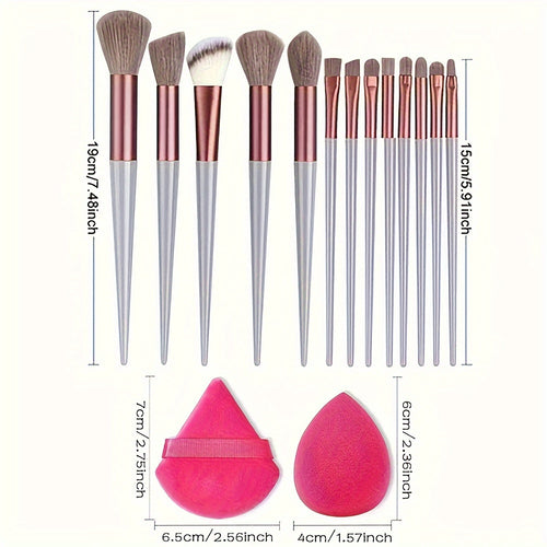  Fluffy Makeup Brush Set cashymart