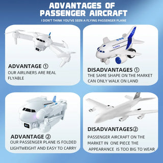  Foldable RC Airliner Drone cashymart