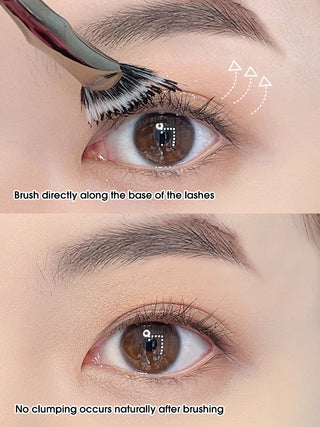  Folding Fan Mascara Brush for Lower Lashes cashymart