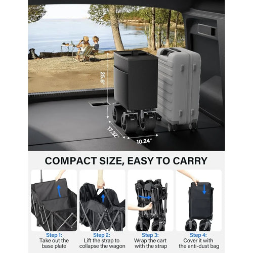  Folding Portable Cart Wagon cashymart
