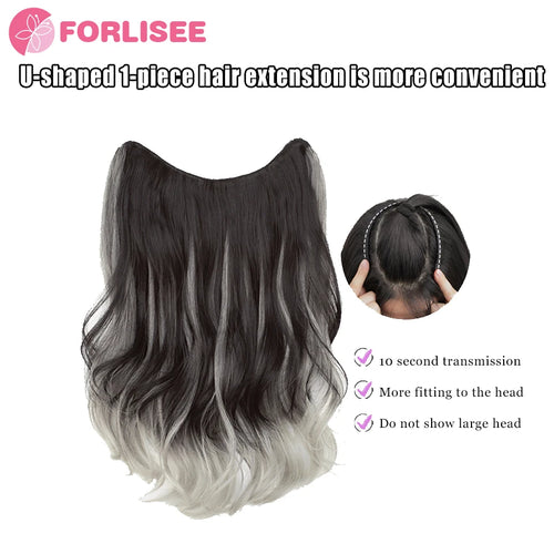  Forlisee Synthetic Long Curly Wig Extensions cashymart