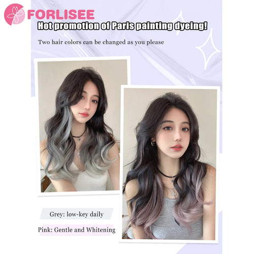  Forlisee Synthetic Long Curly Wig Extensions cashymart