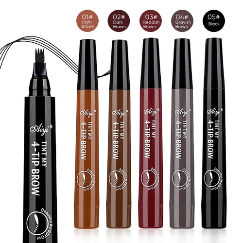  Four-Pronged Eyebrow Pencil Long Lasting Smudge Proof cashymart