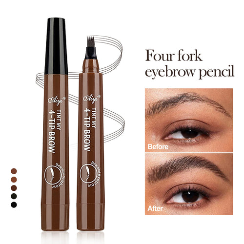  Four-Pronged Eyebrow Pencil Long Lasting Smudge Proof cashymart