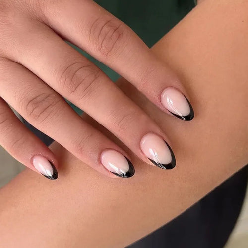  French Rainbow Acrylic Press-On Nails cashymart