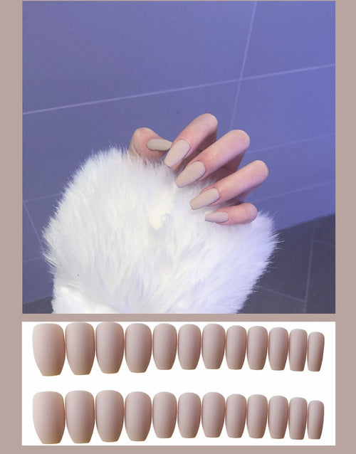  Frosted ballet fake nails cashymart