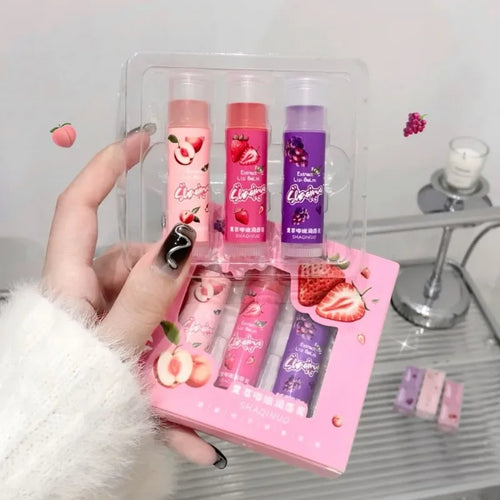  Fruit Extract Lip Balm Trio cashymart
