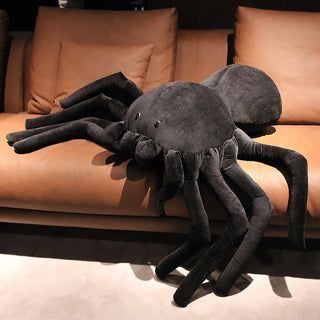  Giant Black Spider Plush Super Soft Stuffed Animal cashymart