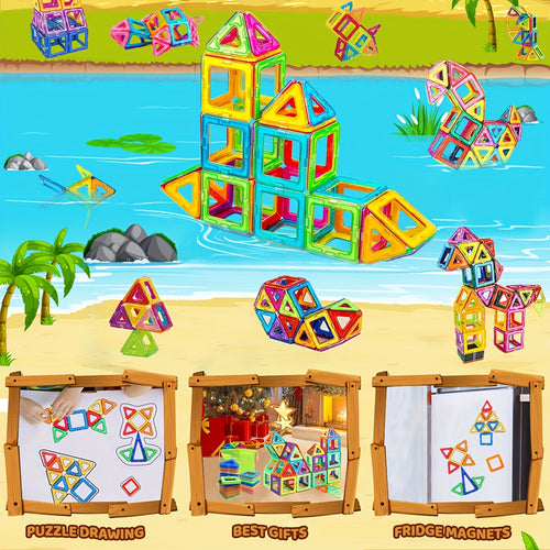  Giant Magnetic Building Blocks Set cashymart