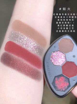  Girlcult 4 Color Eyeshadow Palette Gothic Glam cashymart