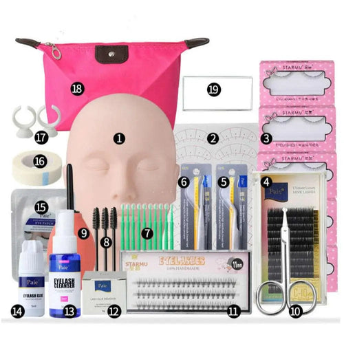  Glam Lash Mastery: Complete Eyelash Extension Kit cashymart