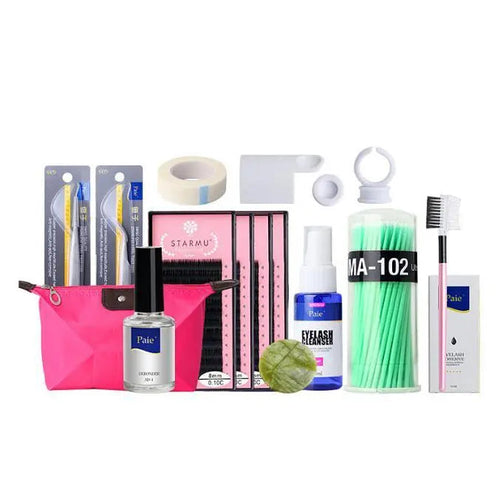  Glam Lash Mastery: Complete Eyelash Extension Kit cashymart