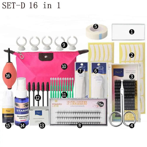  Glam Lash Mastery: Complete Eyelash Extension Kit cashymart