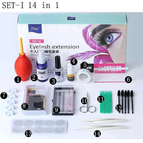  Glam Lash Mastery: Complete Eyelash Extension Kit cashymart