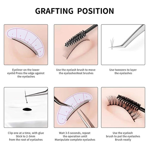  Glam Lash Mastery: Complete Eyelash Extension Kit cashymart