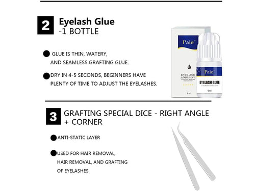  Glam Lash Mastery: Complete Eyelash Extension Kit cashymart