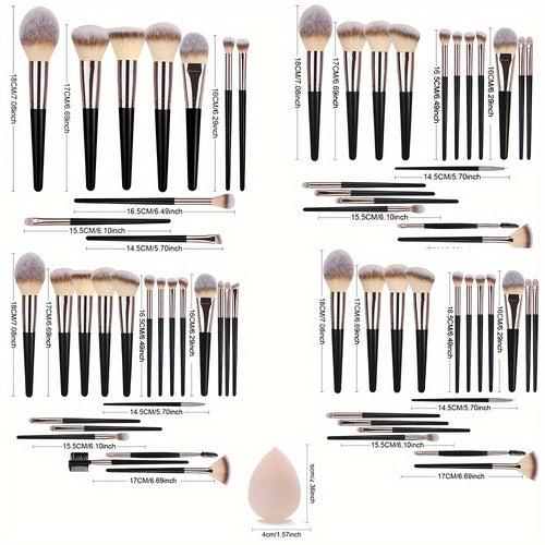  GlamMaster Deluxe Brush Set cashymart