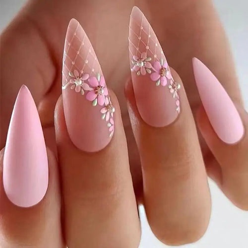  Glamorous Black Almond Stiletto Nails cashymart