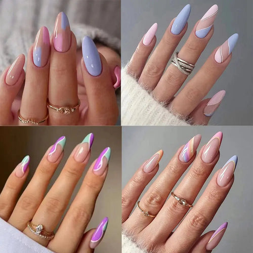  Glamorous Easy Press-On Nail Set cashymart