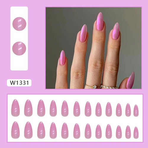  Glamorous Easy Press-On Nail Set cashymart