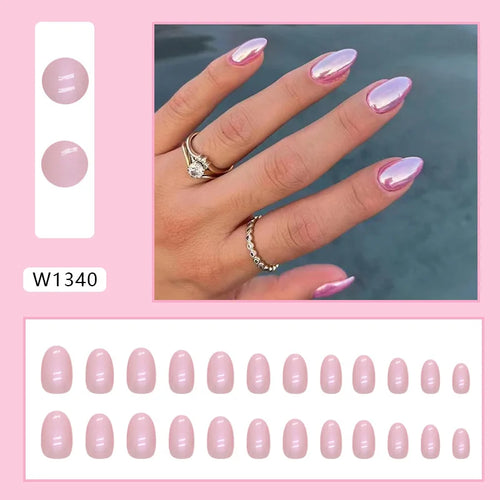  Glamorous Easy Press-On Nail Set cashymart