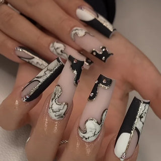  Glamorous Rhinestone-Studded Press-On Nails cashymart