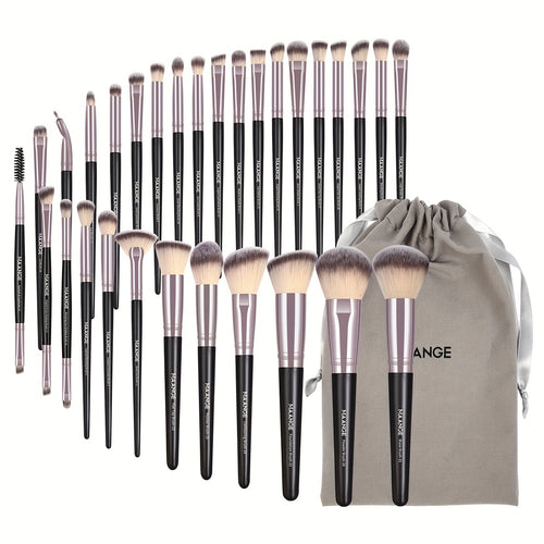  GlamourPro 30-Piece Synthetic Makeup Brush Set cashymart