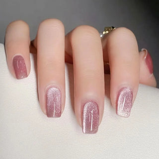 Glamourous Cat's Eye Press-On Nails