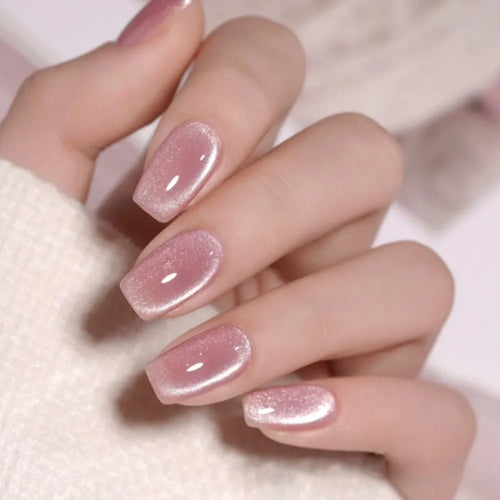  Glamourous Cat's Eye Press-On Nails cashymart