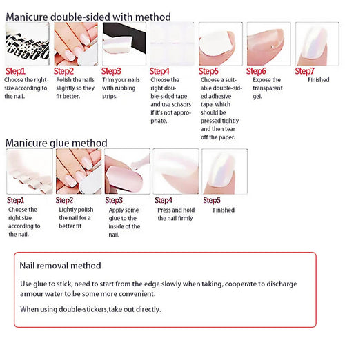  Glamourous Gradient Glam Press-On Nails cashymart