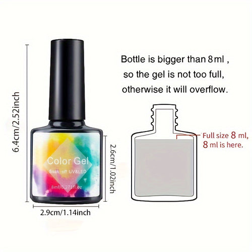  Glitter Gel Nail Polish Set cashymart
