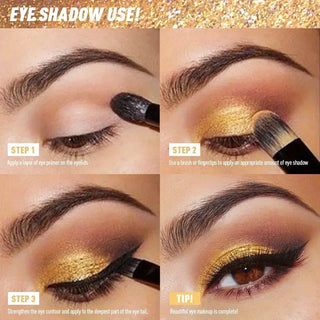  Glitter Highlights Eye Shadow Palette cashymart