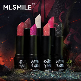 Glitter Lipstick Waterproof Long Lasting Metallic cashymart