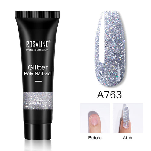  Glitter Poly Nail Gel Extension cashymart
