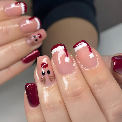  Glittery Skull & Heart Halloween Nail Art cashymart
