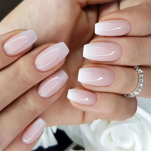  Glossy Acrylic Press On Nails cashymart