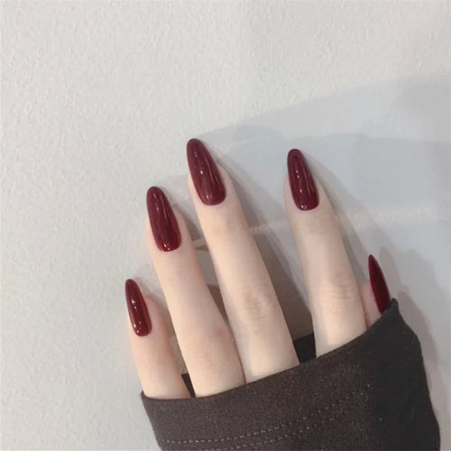  Glossy Acrylic Press On Nails cashymart