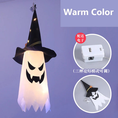  Glowing Ghost Hat Lanterns cashymart