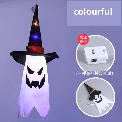  Glowing Ghost Hat Lanterns cashymart