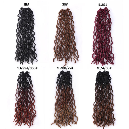  Goddess Faux Locs Crochet Hair Extensions cashymart