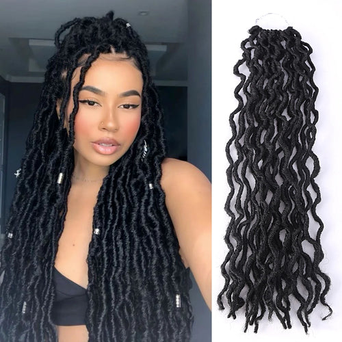  Goddess Faux Locs Crochet Hair Extensions cashymart