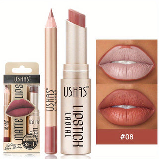  Golden Box Matte Lipstick & Liner cashymart