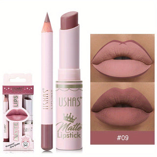  Golden Box Matte Lipstick & Liner cashymart