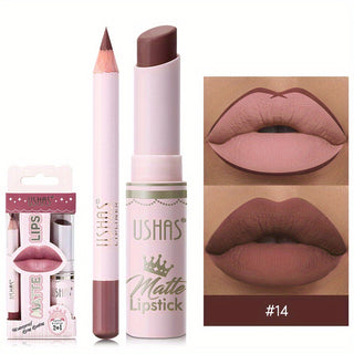  Golden Box Matte Lipstick & Liner cashymart