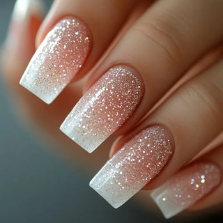  Golden Stripe Press On Nails Set 24pcs cashymart