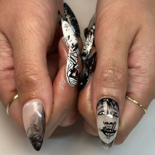  Gothic Manga Nail Art Collection cashymart