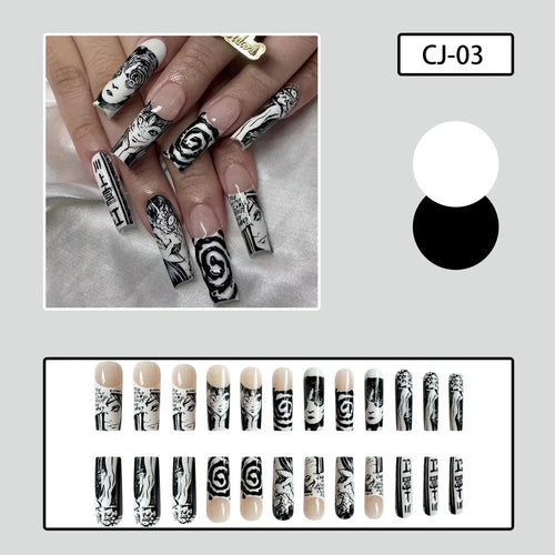  Gothic Manga Nail Art Collection cashymart