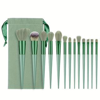  Green Makeup Brush set cashymart
