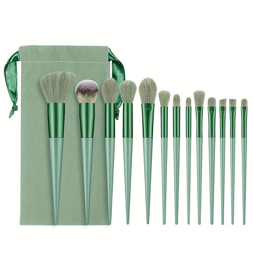  Green Makeup Brush set cashymart