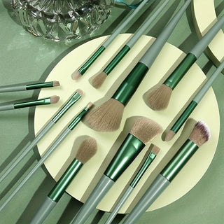  Green Makeup Brush set cashymart